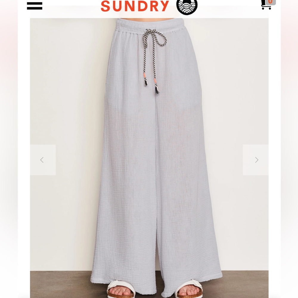 Sundry Hemp/Cotton Pants - Picture 1 of 8